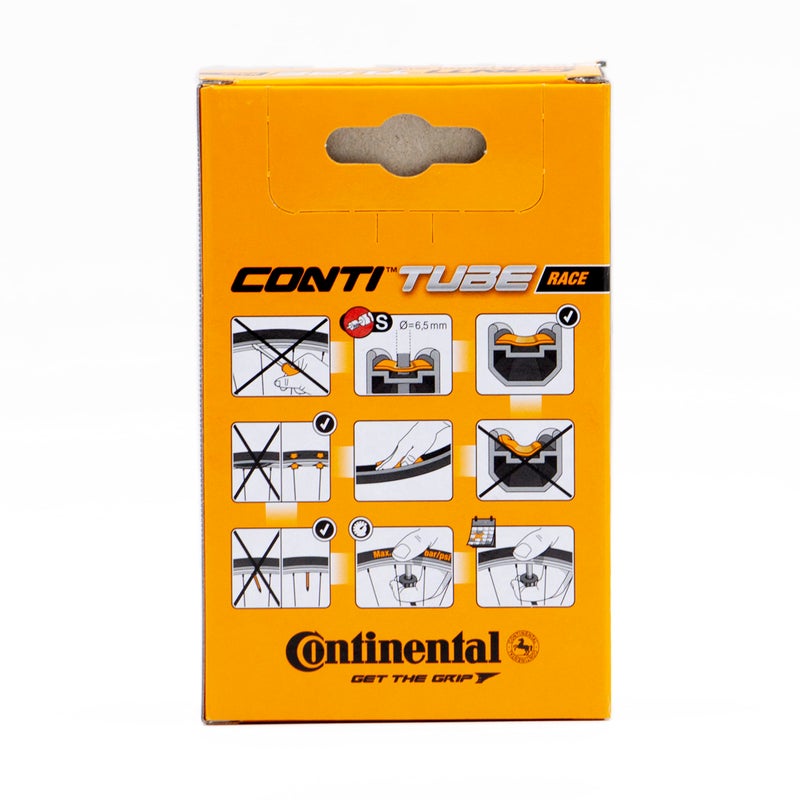 Continental 42mm Presta Valve Tube, Black, 700 x 25C-32C, Race 28-(700C)-Wide - Image 3